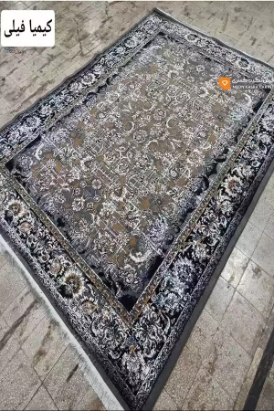 فرش کیمیا 440 شانه نگین کسری کاشان